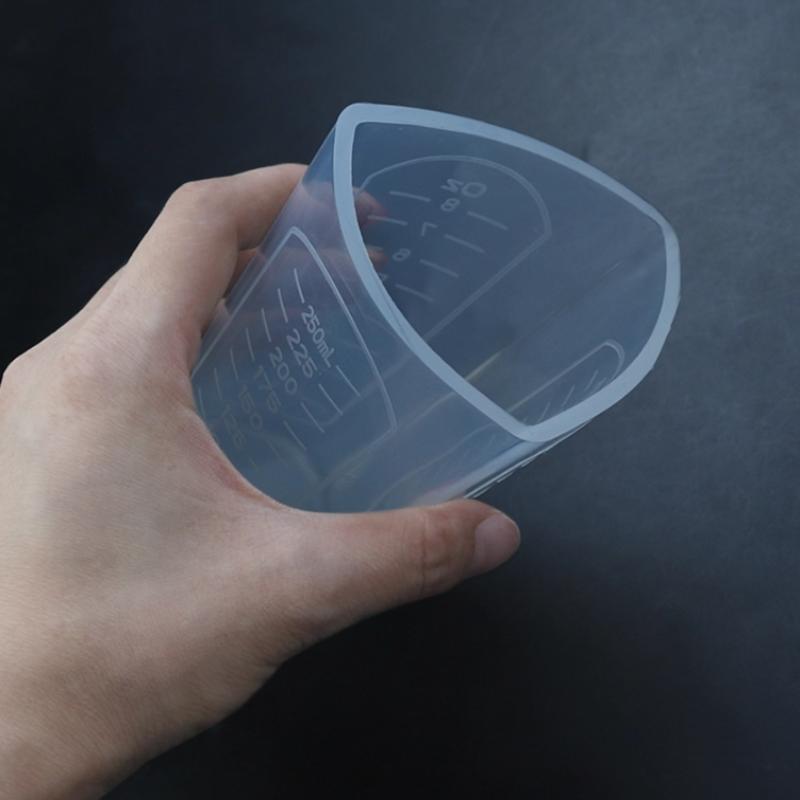 50Ml-1000Ml Silicone Triangle Graduated Measuring Cup Liquid Container Epoxy Resin Making Tools Accessories Silicone Molds