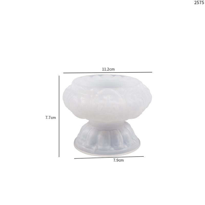 Candlestick 3D Lotus Shaped Candle Silicone Mold Lotus Cake Chocolate Silicone Mold Flower Girl Resin Molds Home Decoration
