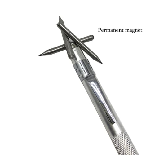 NEPAK Metal Scribe Tool, Tungsten Carbide Scriber Pen with Magnet for Machining, Engraving, and Welding (Includes 24 Marking Tips)