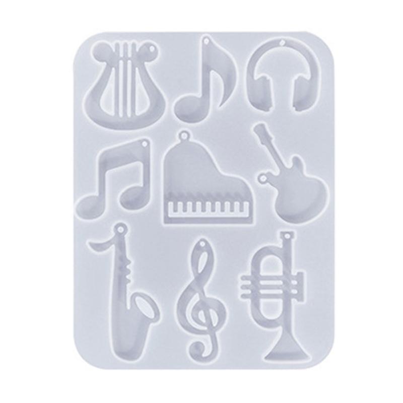 Crystal Resin Silicone Mold Geometric Mushroom Cloud Shaped Pendant Molds for Earrings Listing Ornament Making Charm DIY