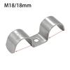 1Pcs Double Side M-Shaped Pipe Clamp Line/Wire/Tubing/Gas Hose Pipe Thickened Fixed Clamp 304 Stainless Steel Hardware Fastener