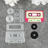 Retro Radio Skärformar Kolstål Stansmallar Metall Präglingsmallar för Scrapbooking Korttillverkning Album