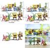 Spongebob Squarepants Patrick Star Squidward Pvc Figure Toy Set For Children 8pcs/lot