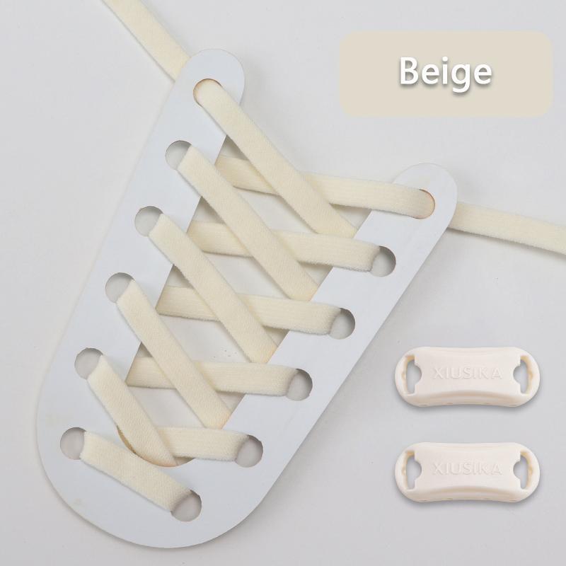 No Tie Elastic Flat Shoelaces for Kids Adults Adjustable Tieless Shoe Lace Without Ties Shoelace for Sneakers Stretch Shoestring