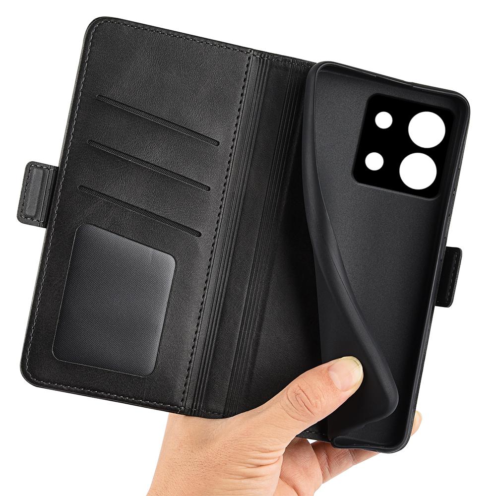 For Xiaomi Redmi Note 13 Pro 5G/Poco X6 5G Case Fall Proof Leather Wallet Stand Cellphone Cover