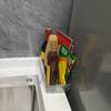 Kitchen Seasoning Organizer with Dividers Clear Plastic Storage Box for Spice Packets Sauces Stackable Dustproof Storage Box for Pantry Cabinet