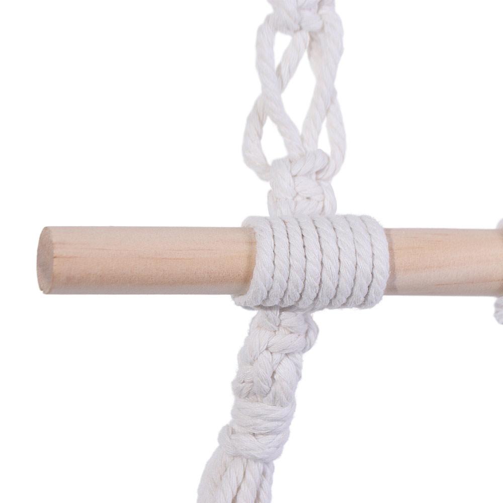 Handmade Decorative Shelf Cotton Rope Wall Hanging Pendant Wall Art Storage Rack Homestay