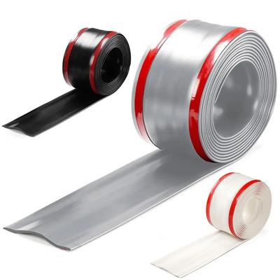 High Quality PVC Floor Cable Cover Self Adhesive Soft Wall Wire Concealer No Drill Universal Line Management Baseboard