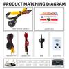 Universal Car HD 720p Ahd Korea Car Camera Starlight Night Vision Waterproof Car Reversing Camera 170 Degrees Fisheye Camera