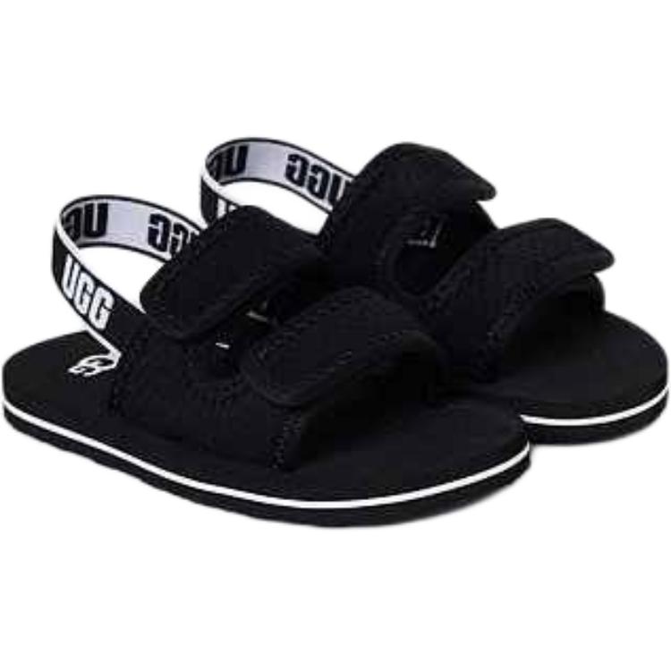 UGG Lennon Slingback Sandal Black (Toddler) Kids Sneakers 1152817T-BLK