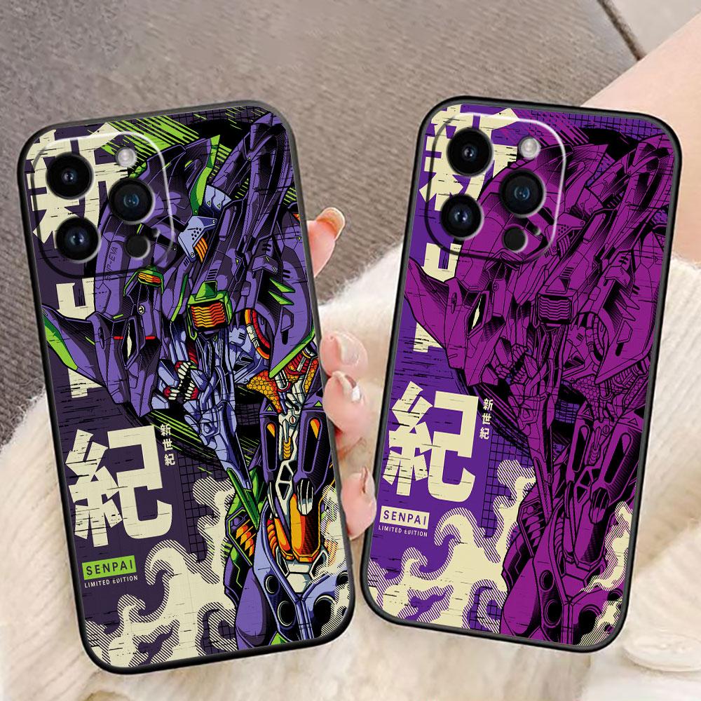 N-Neon G-Genesis E-Evangelion 01 02 Kryt na telefon Pro iphone Apple 17 AIR 16E 16 15 14 13 12 11 Pro XR Max 8 7 Plus TPU Kryt