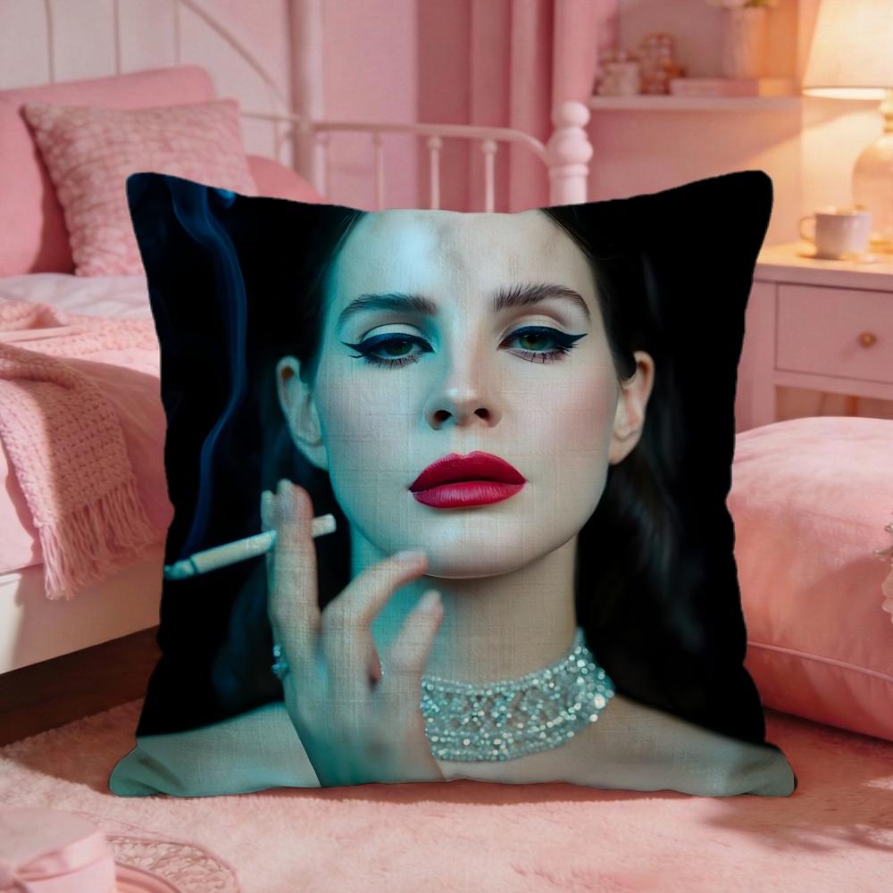 singer lLana Del Rey Cushion Cover Premium Comfort Reversible Pillow Cove Two in One Design for Any Room  Car Interior