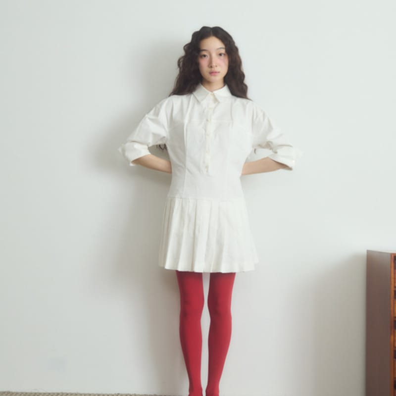 I Hate Monday [IHM2402ST14] Colored Stockings 60D Red