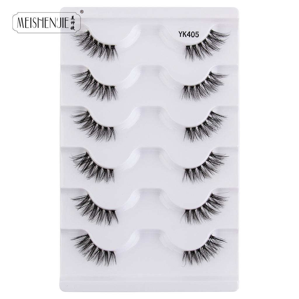 Faux Cils 6/10 Pairs False Eyelashes Natural Long Handmade Fluffy Fake Lashes Extension Makeup Tool 3D Mink Lashes Maquillaje