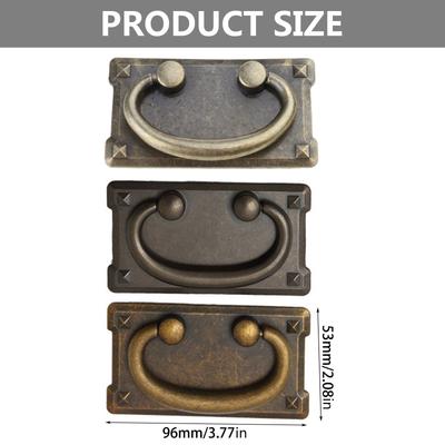 Antique Small Handle Dressers Knob Kitchen Cabinet Door Handle Wardrobe Pull Simple Drawer Knob Furniture Hardware