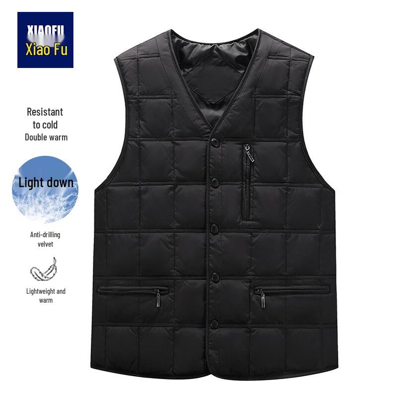 Men's V-Neck Warm Padded Vest