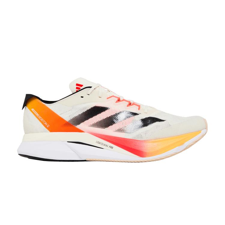 adidas Adizero Boston 12 Ivory Core Black Solar Red 43