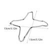2Pcs Gas Cooker Support Rack Burner Stand Camping Iron Stove Rings Small Pot Stand Trivet Stand for Kitchen Cooking