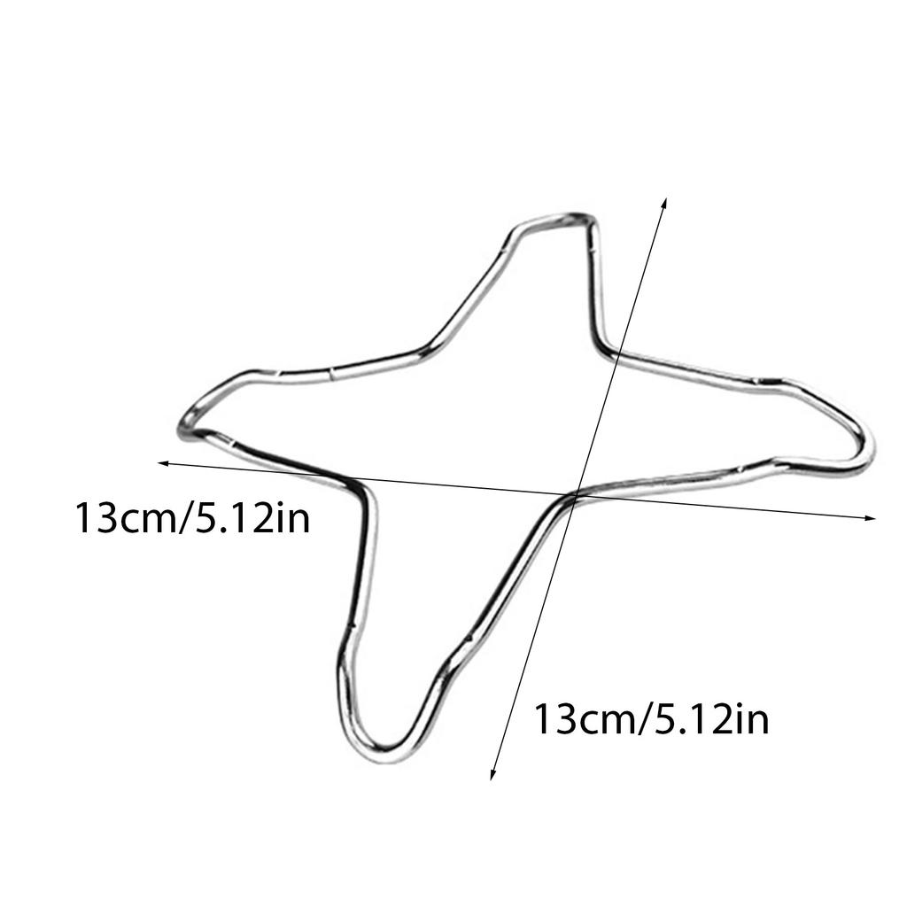 2Pcs Gas Cooker Support Rack Burner Stand Camping Iron Stove Rings Small Pot Stand Trivet Stand for Kitchen Cooking