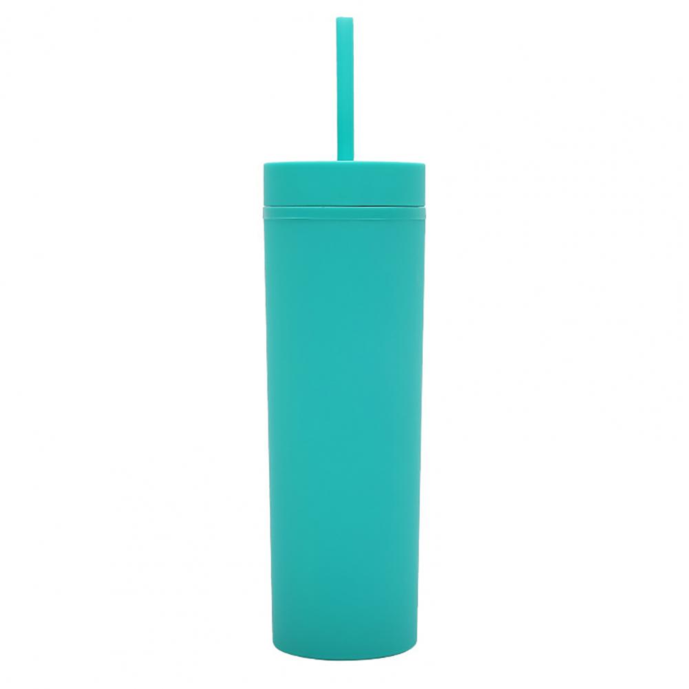 480ML Sippy Cup Leak Proof Wide Mouth 16 Oz Drinking Cup With Straw And Lid Spill Proof Insulated Water Bottle For Gym Travel