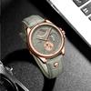 Orologio da polso da uomo di lusso in pelle al quarzo per uomo Reloj Montre Homme 802