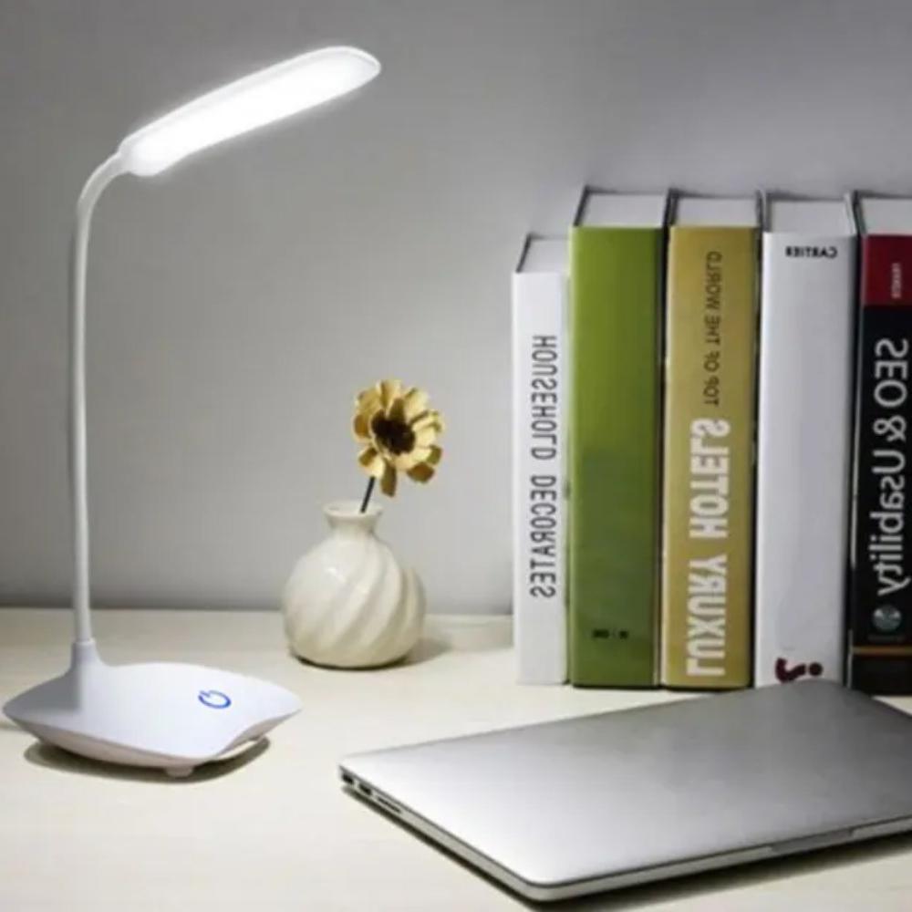 Rechargeable Table Lamp LED Stand Desk Lamp Battery Powered USB Study Touch Switch Modern Table Lamp Flexible For Student
