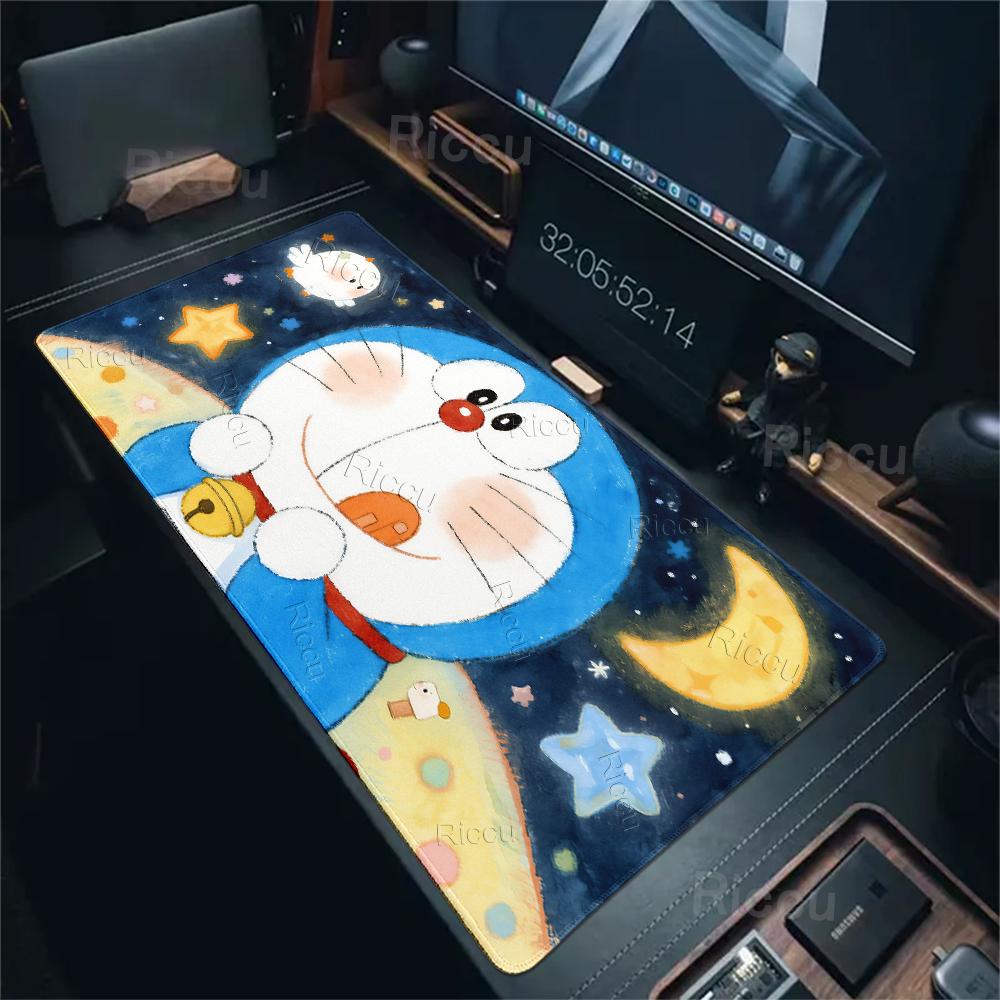 Large Anime Mouse Pads Kawaii D-doraemon Pattern Anti-slip Desk Mats Gaming Accessories Laptop Office Accessories Rubber Carpets