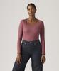 Libaiseu Essential Square Neck Long Sleeve Tee 005Io-0008