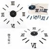 New Clock Watch Wall Clocks 3D DIY Acrylic Mirror Stickers Home Decoration Living Room Quartz Needle Wall Clock