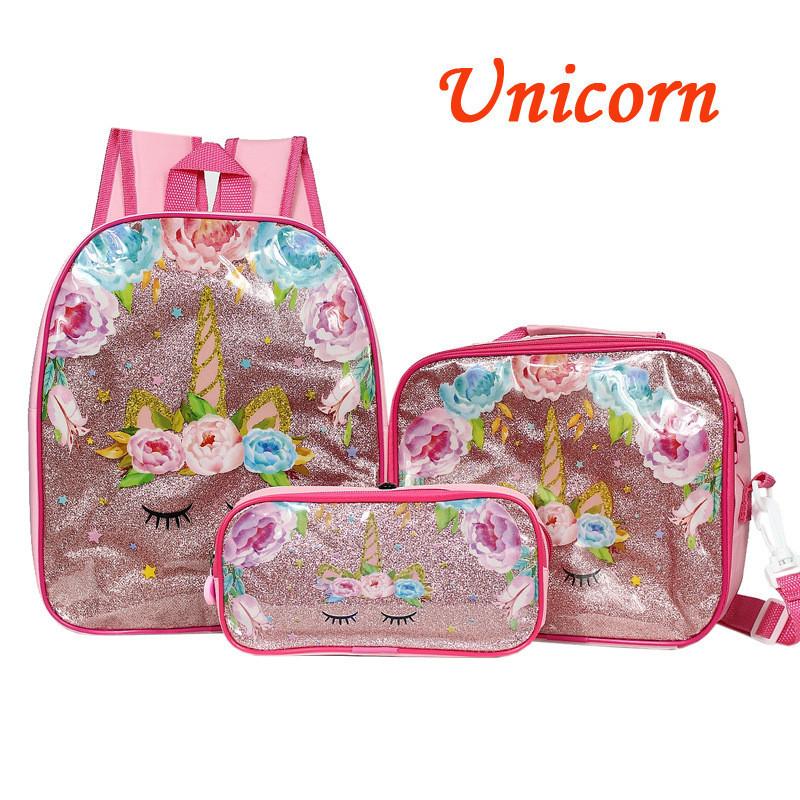 Frozen Spider-man Cartoon Kindergarten School Bag Set For Children