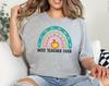 Rainbow Apple Teacher Graphic T-Shirt and Kids Tshirt, Teacher Appreciation Gift