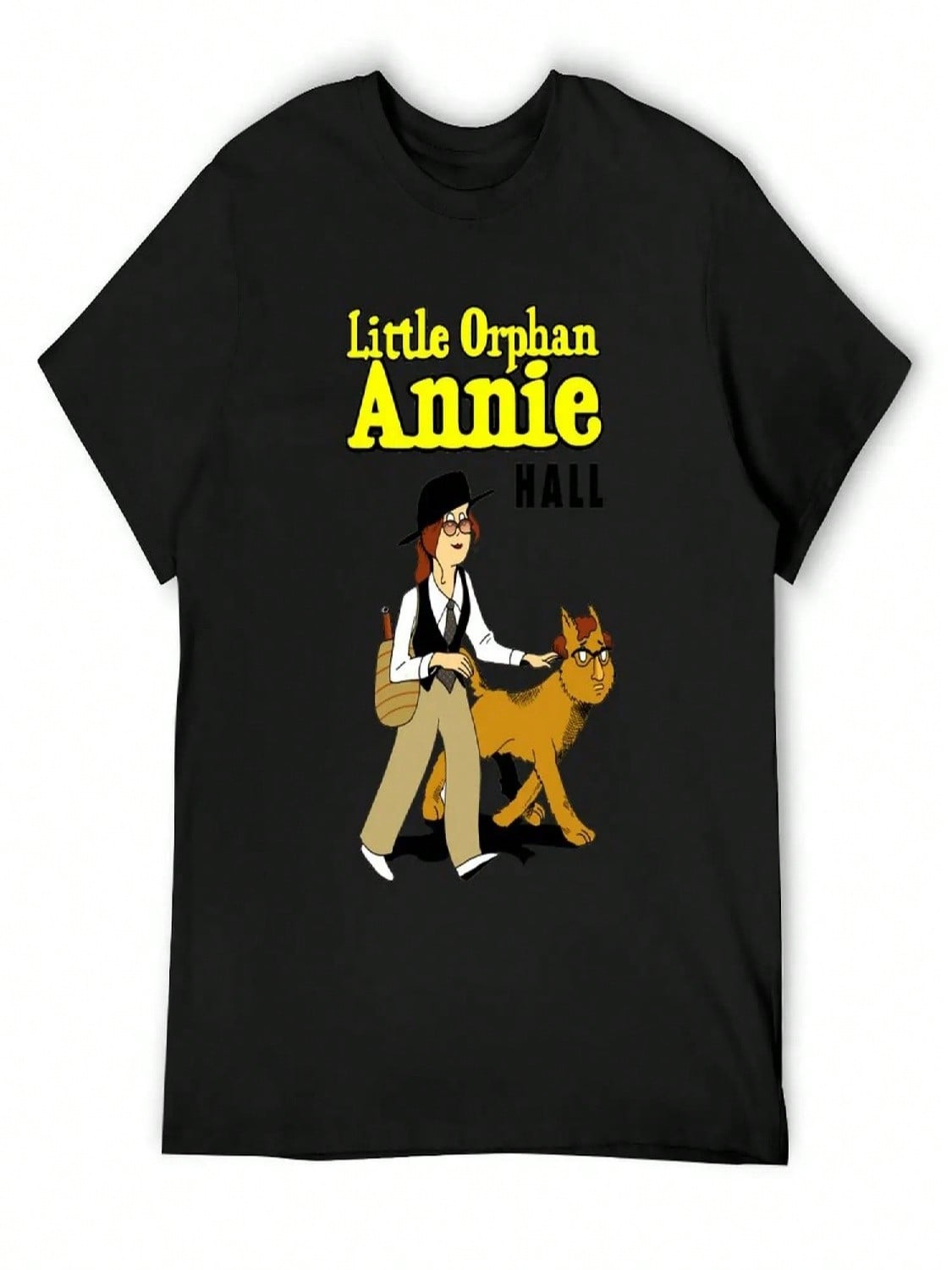 Little Orphan Annie Hall T-Shirt Blouse Cotton Graphic Tees Blanks Plus Size unisex Clothing S разноцветный