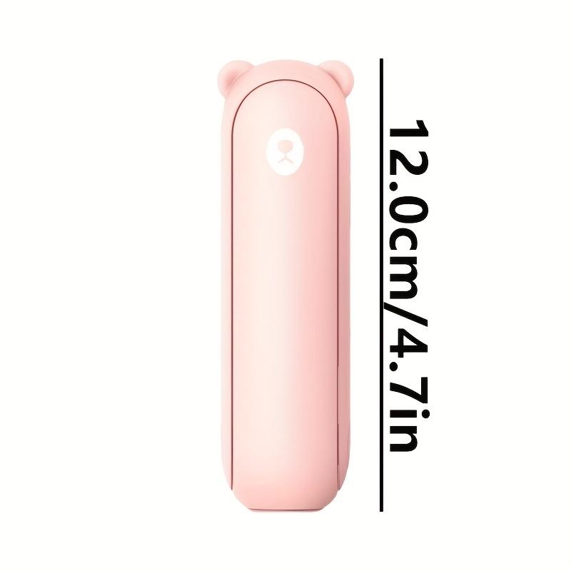 Portable Handheld Fan with Night Light, Mini Power Bank 1200mAh Lithium Battery, USB Charging, 2 Speed Adjustable, Foldable Design,Outdoor Travel Use