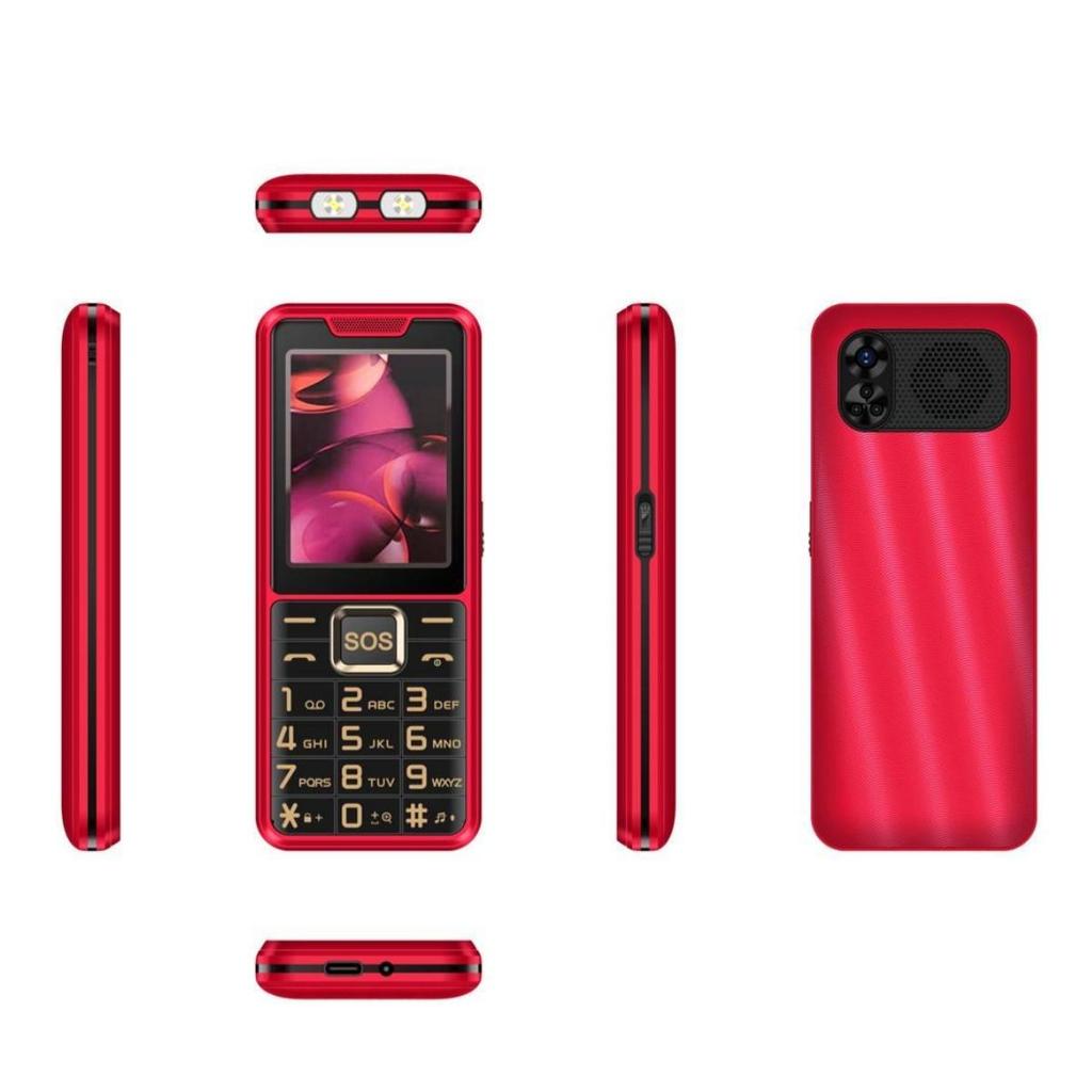 YEEMI K3+ 4G Handy LTE 2,4 Zoll Bildschirm Dual-SIM 8MP Kamera 2500mAh Akku Bluetooth UKW-Radio Große Tastatur Mobiltelefon