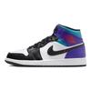 Air Jordan 1 Mid Aqua Uomo Sneakers Bianco Court-Purple Tropical-Twist DQ8426-154