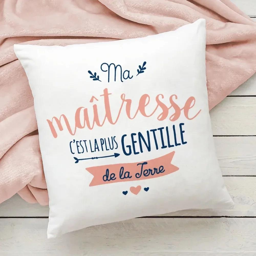 Classic Quote Pillowcase Home Room Decoration Office Seat Living Room Sofa Cushion Cover Gift