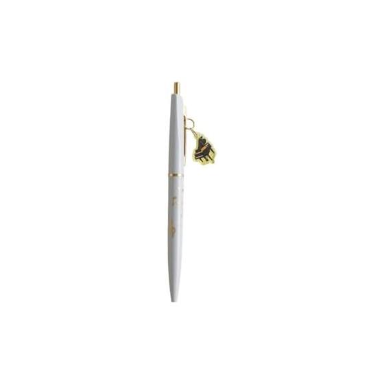 Overglad Music Ensemble Ballpoint Pen with Charm, Piano/Gray MEE-023, Musical Instrument, Gold Leaf, Simple, Classical, Gift