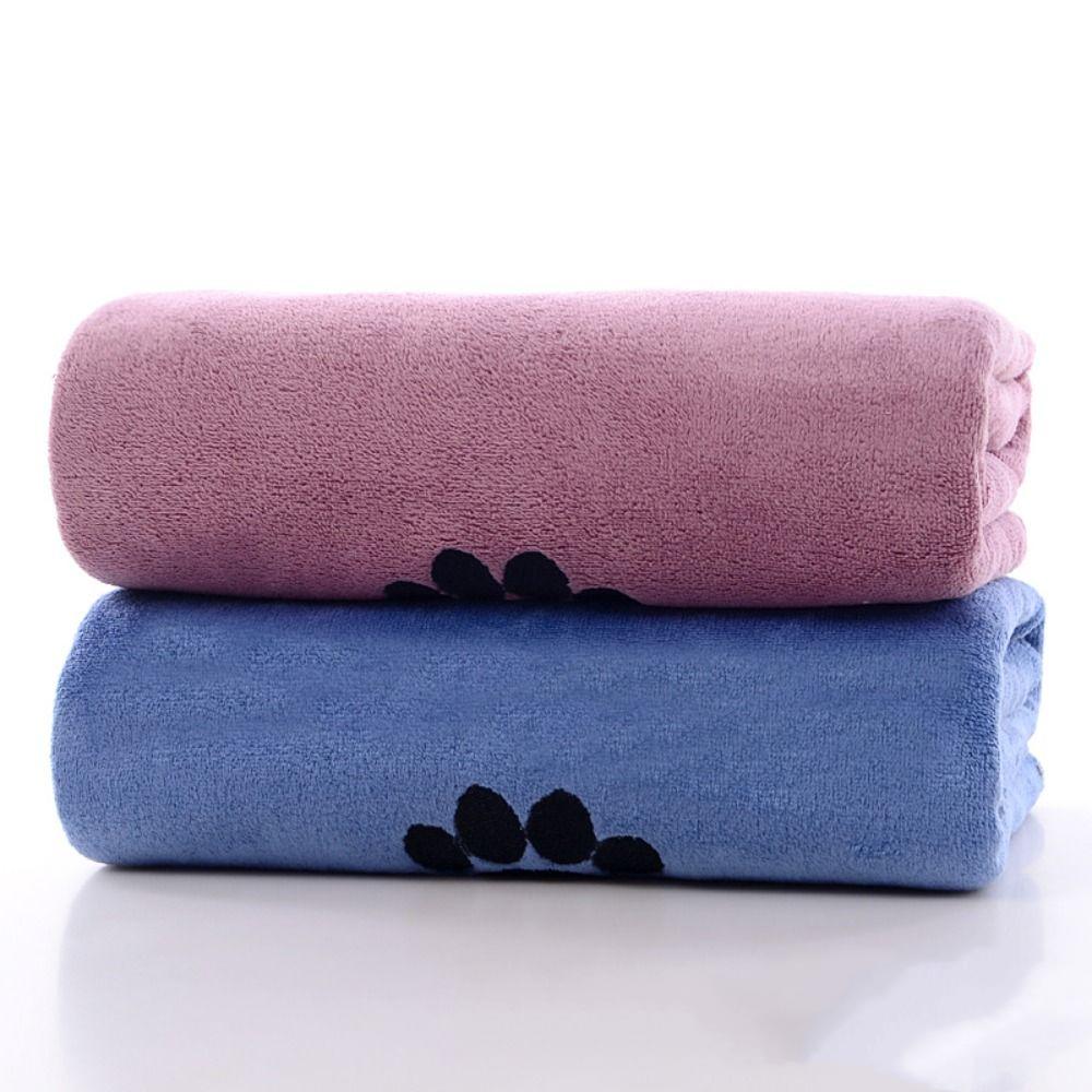 Highly Absorbent Dog Towels Super Soft Pet Cloth Smoothing Pet Grooming Towel  Cat