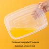 Ronghe 1250ml Disposable Rectangular Food Containers with Lids (150 Sets)