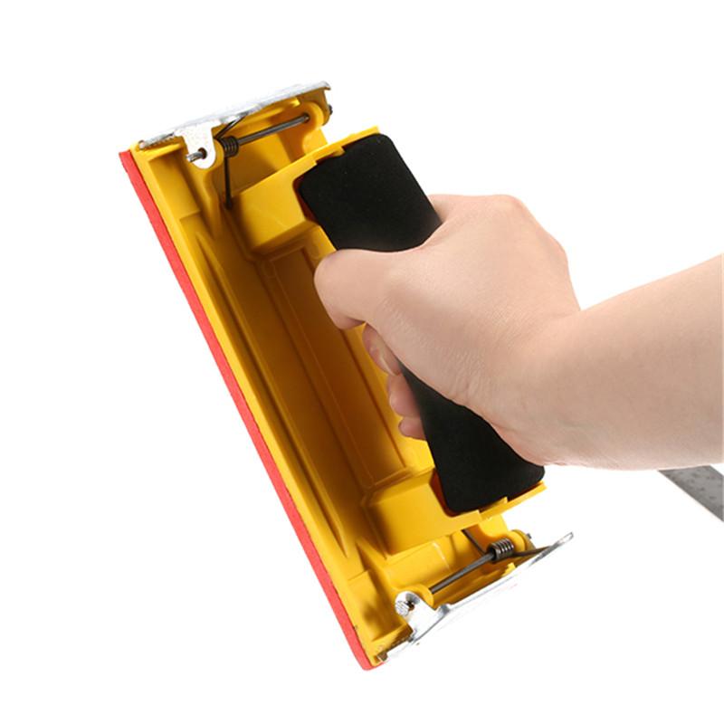 

ALLSOME Ручная работа по дереву, краска, наждачная бумага, рамка, держатель наждачной бумаги, зажим, инструмент для полировки, шлифования, абразивные инструменты HT1698 коричневый