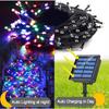 50LED/20LED Solar String Lights Outdoor Waterproof Fairy Lights String 8 Mode for Home Gardens Wedding Party Outdoor Tree Decorations 7m/5m