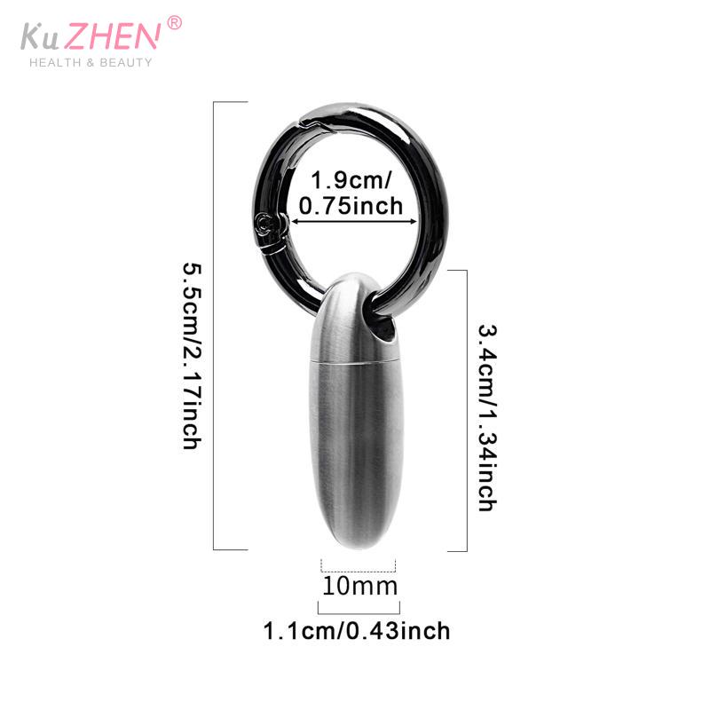 Pill Box Titanium Alloy Waterproof Bunker Portable Small Pill Box Sealed Waterproof Keyring Mini Carry-On First Aid Pill Bottle