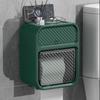 Cream Style Bathroom Tissue Box with Double Storage Shelf