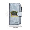 Fashion Printed Long Wallet Slim Portable Card Holder Durable Daily Use Purse