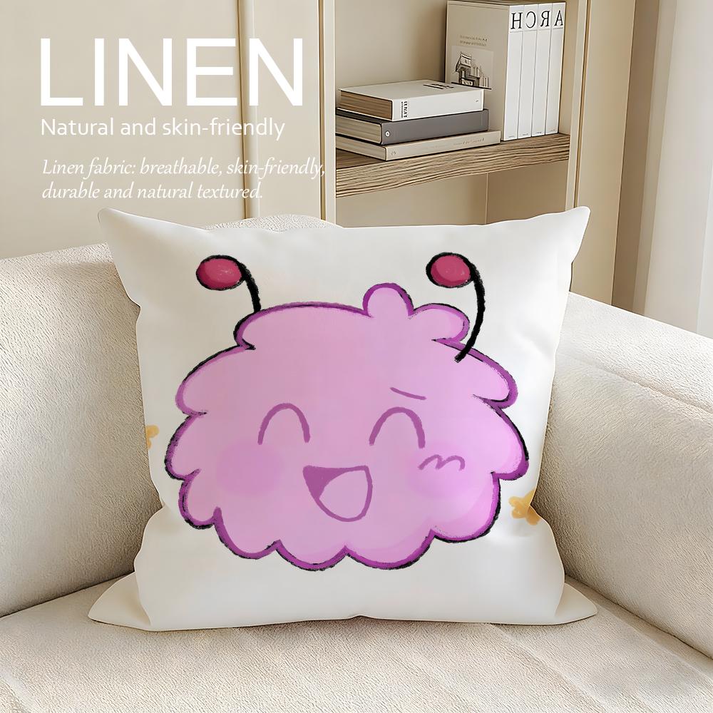 Cute  Lumi Puff Cushion Cover Pillowcase Set Pcs x x Breathable Washable Sofa Cushion Cover