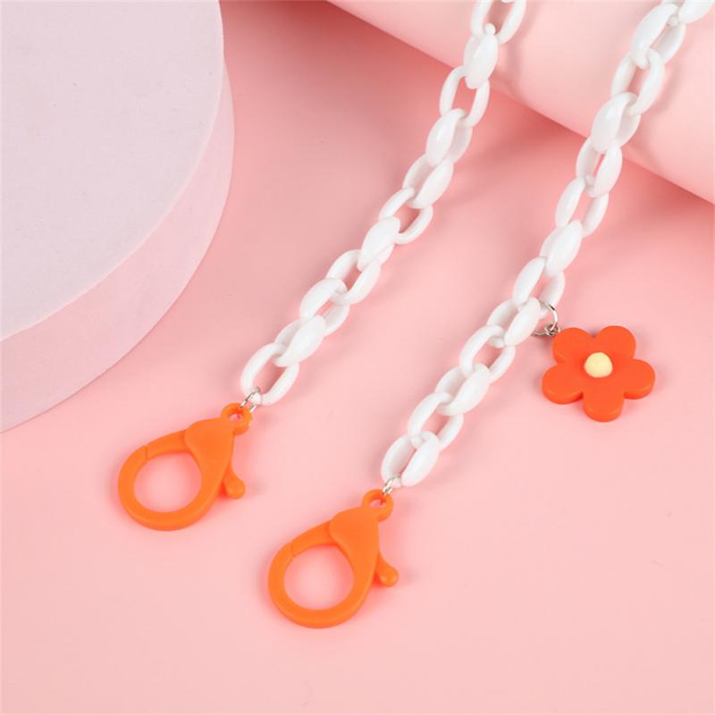 1~4PCS 70cm Fashion Acrylic Face Mask Chain Women Anti Slip Mask Strap Glasses Chains Neck Chain Mask Holder Neck Strap Mask