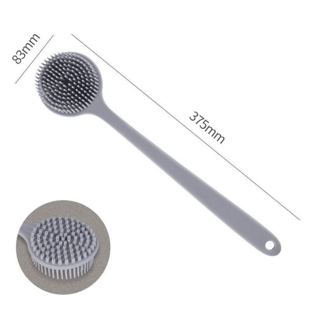 Exfoliating Shower Brush Long Handle Back Scrubber New Double-Sided Bath Brush  Women