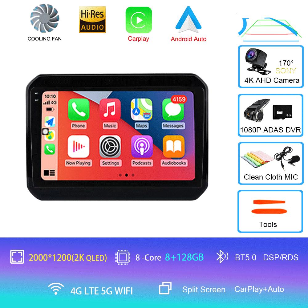 Cooling Fan Android 14 For Suzuki Ignis 2016 - 2020 GPS Screen Support Raer Camera Carplay BT Car Multimedia Radio Video Player