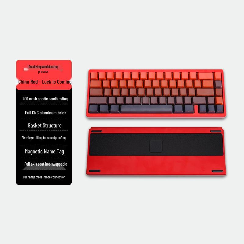 Aluminum Alloy Tuo Tuo RGB Mechanical Gaming Keyboard with Three-Mode Customization