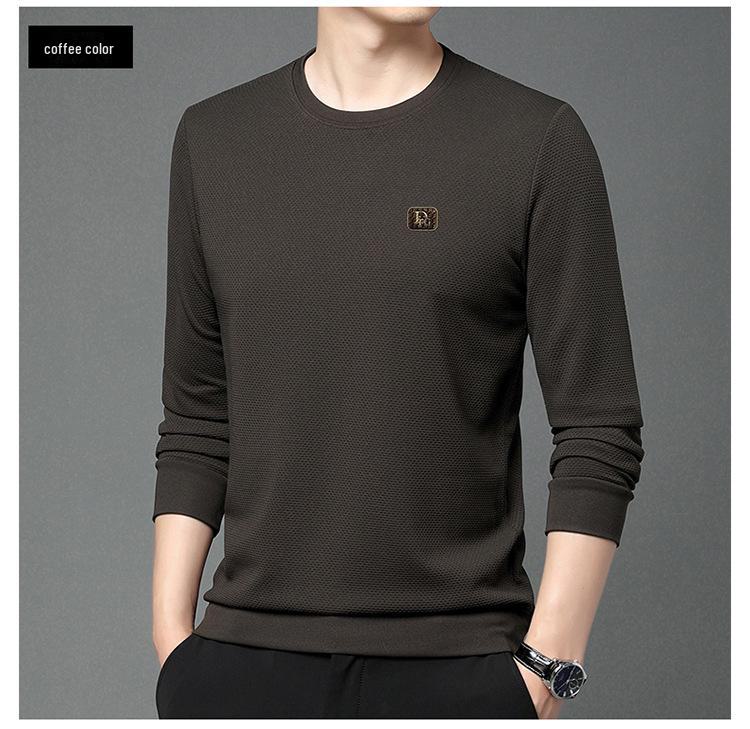 2024 Men's Versatile Long-Sleeved Crew Neck Sweatshirt